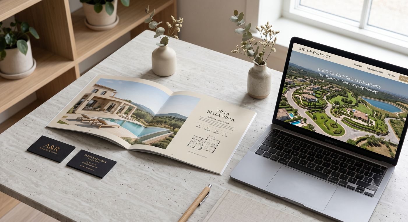 Lead generation website mockup for real estate developers in Mumbai