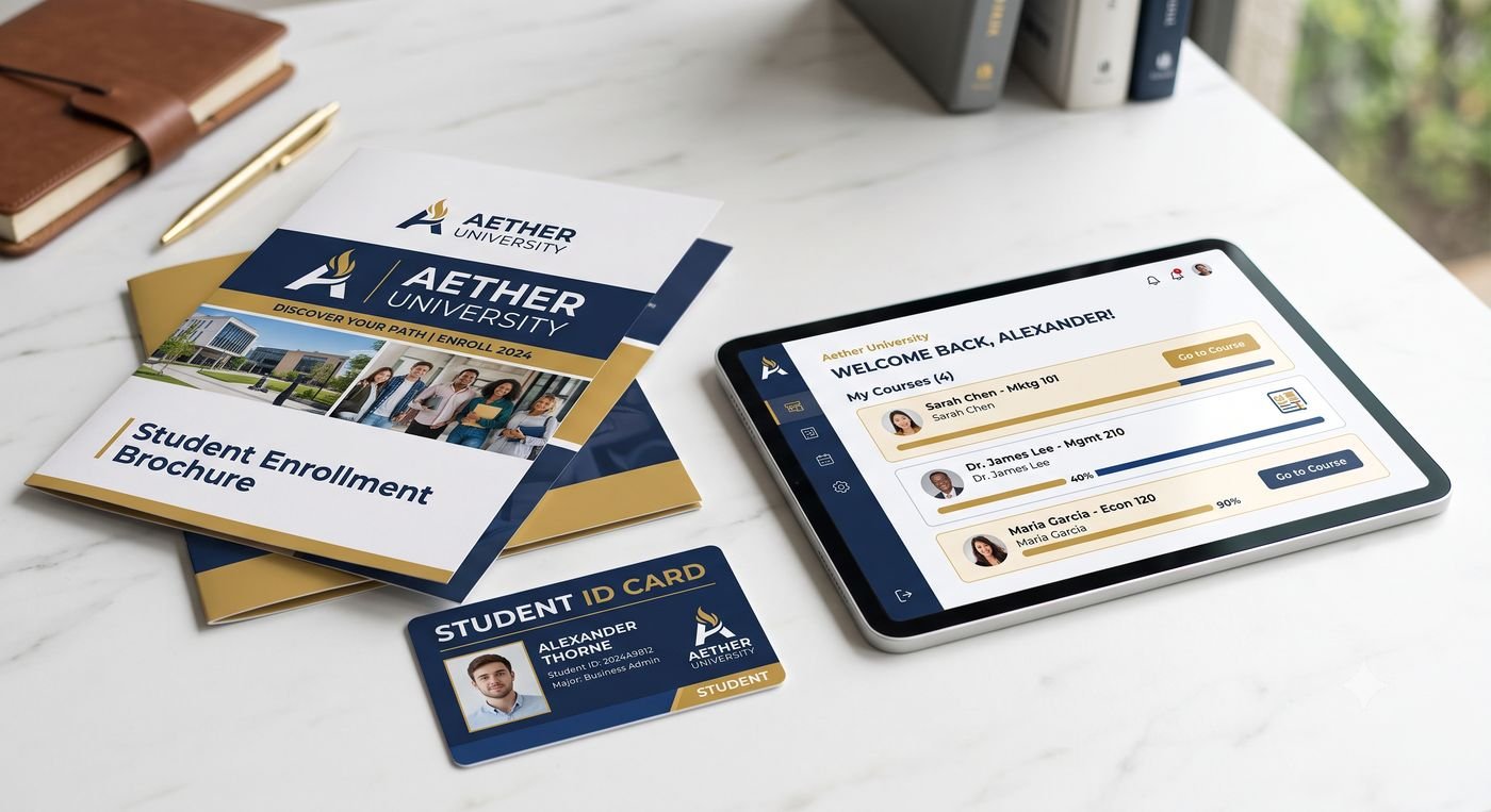 Website design mockup for a coaching institute brand in Mumbai